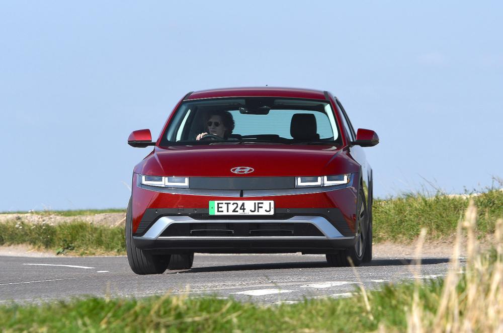 Hyundai Ioniq 5 front driving