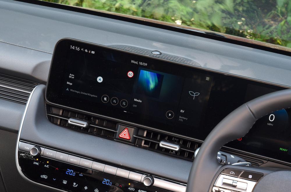 Hyundai Ioniq 5 infotainment touchscreen
