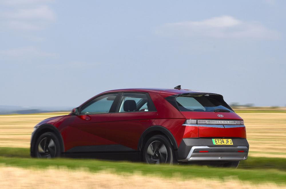 Hyundai Ioniq 5 rear left driving