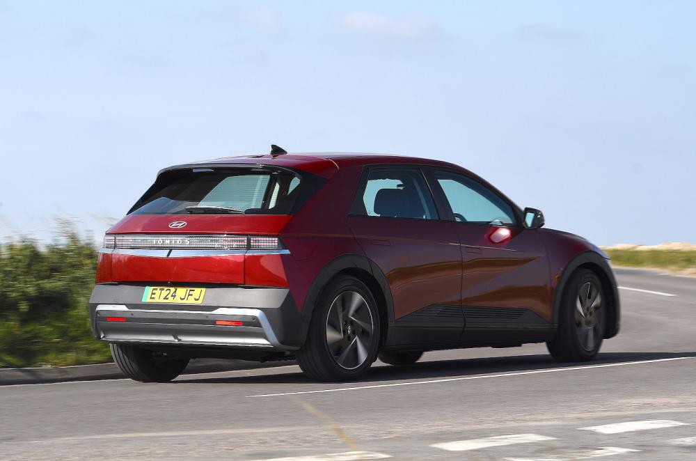 Hyundai Ioniq 5 rear right driving