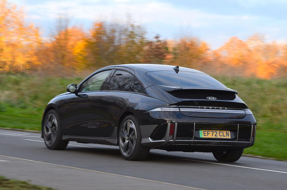 Hyundai Ioniq 6 rear left tracking