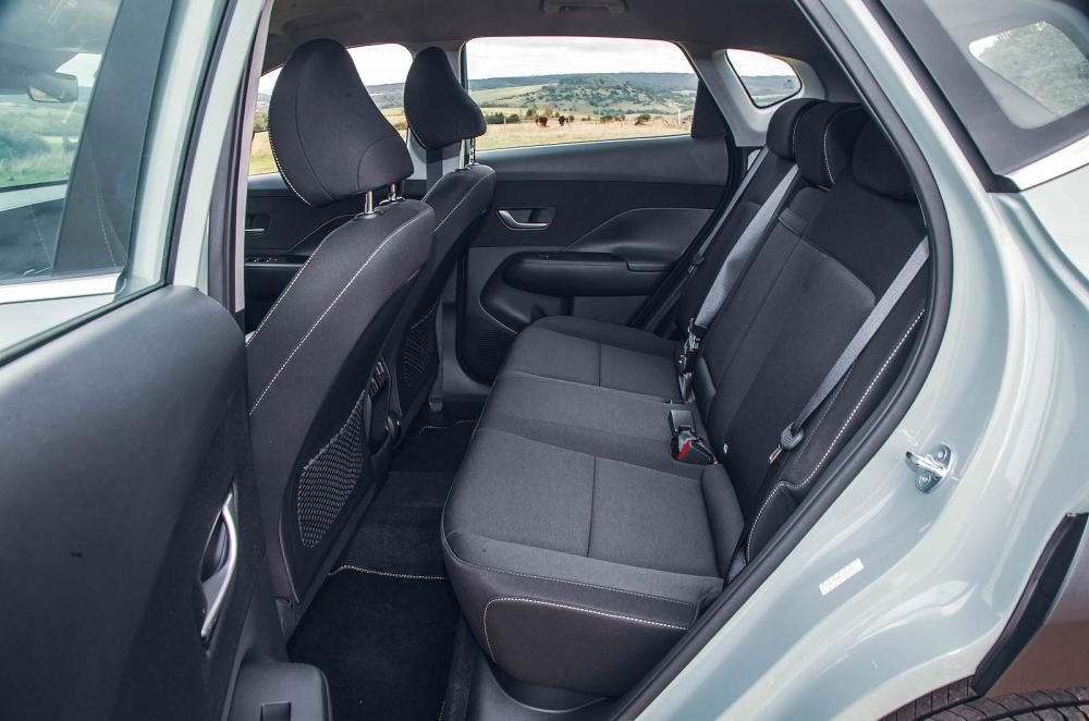 Hyundai Kona interior back seats