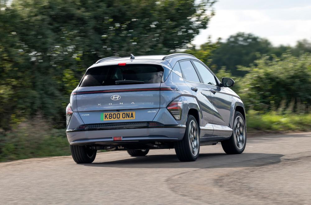 Hyundai Kona Electric rear cornering