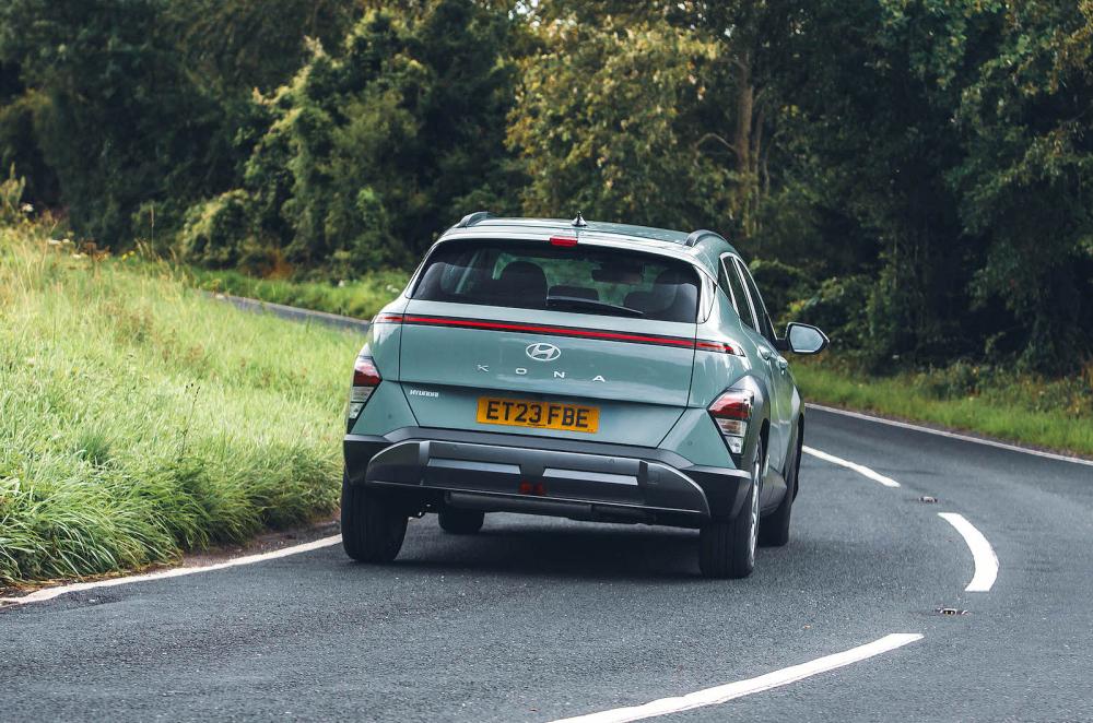 Hyundai Kona rear cornering