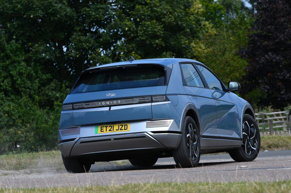 Hyundai Ioniq 5 rear cornering 
