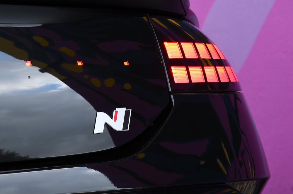 Hyundai Ioniq 6 N boot badge