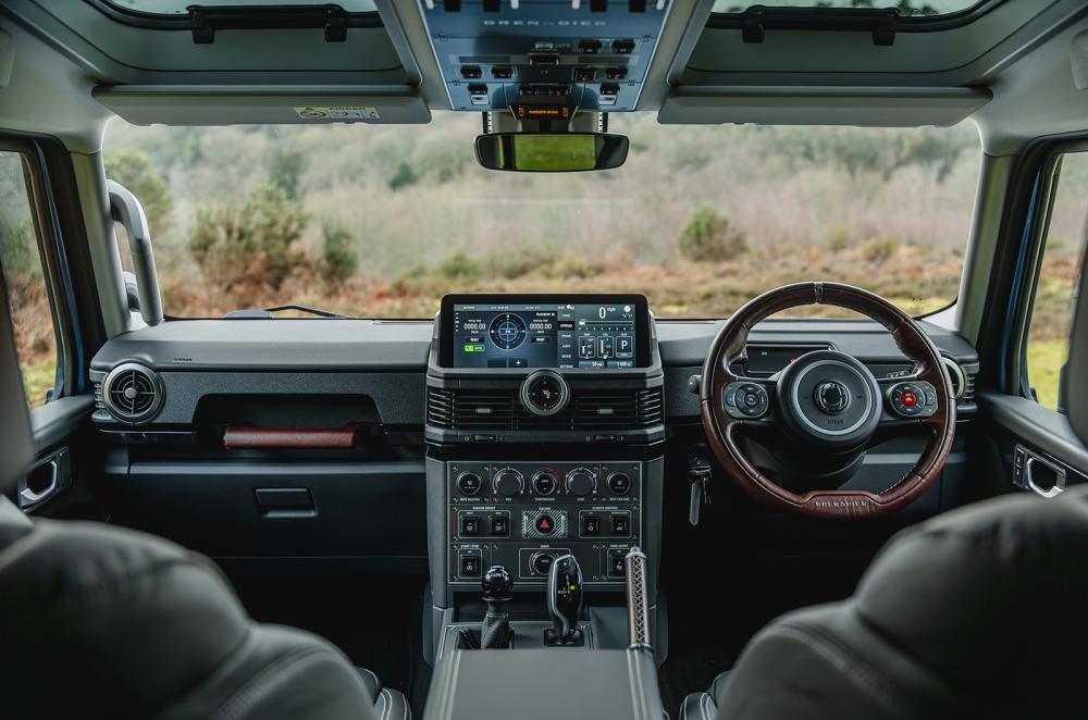 Ineos Grenadier dashboard