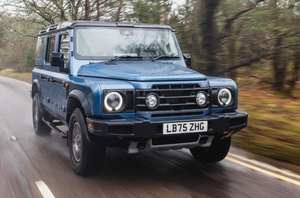 Ineos Grenadier driving