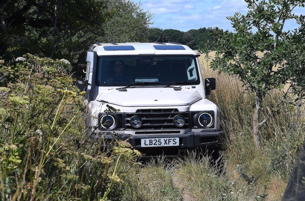Ineos Grenadier front driving