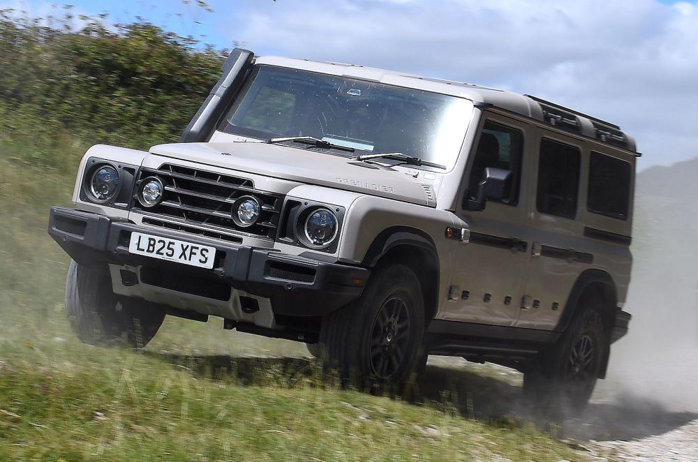 Ineos Grenadier front left driving off road