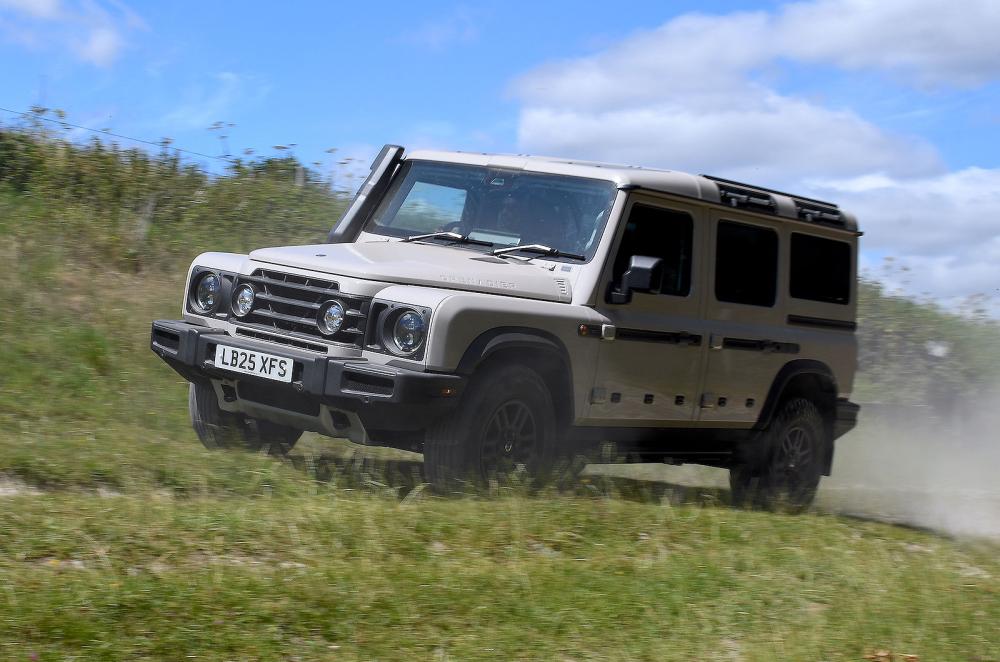 Ineos Grenadier front left driving off road