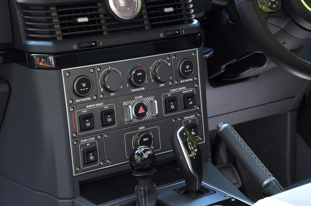 Ineos Grenadier interior controls