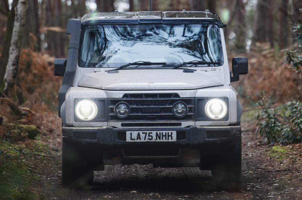 Ineos Grenadier Quartermaster driving front