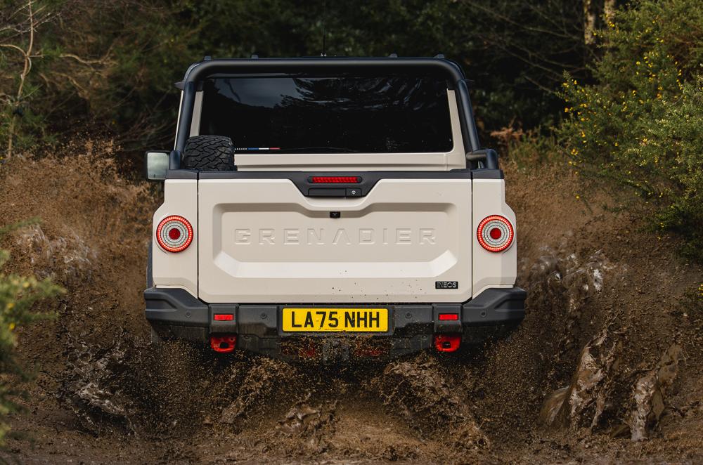 Ineos Grenadier Quartermaster driving rear