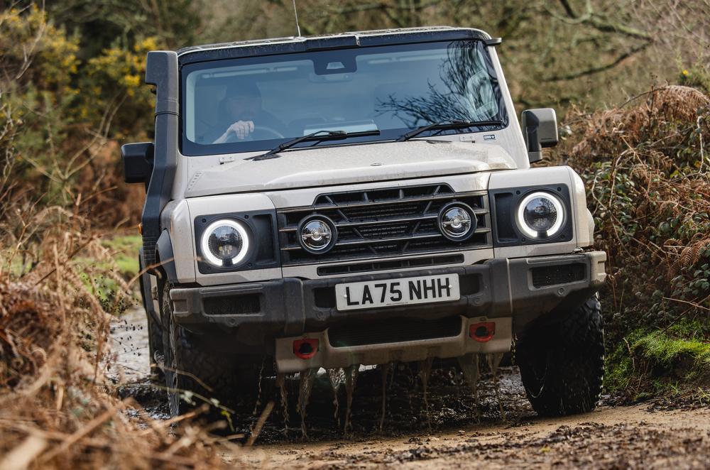 Ineos Grenadier Quartermaster front cornering