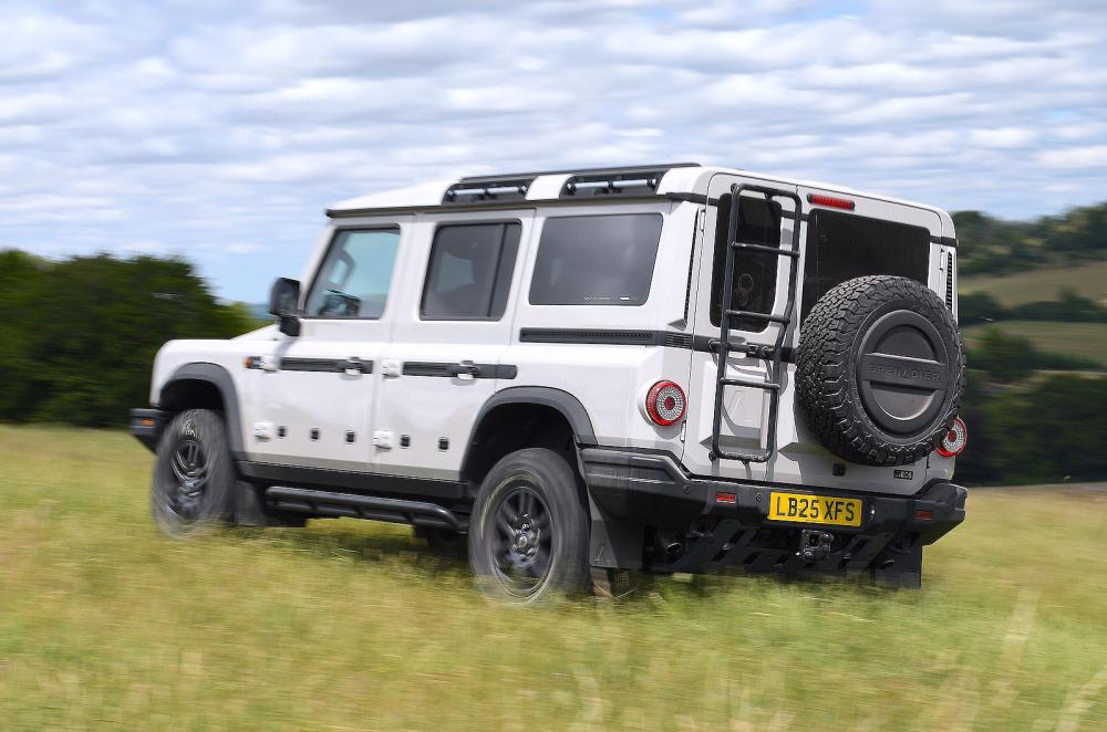 Ineos Grenadier rear left driving off road