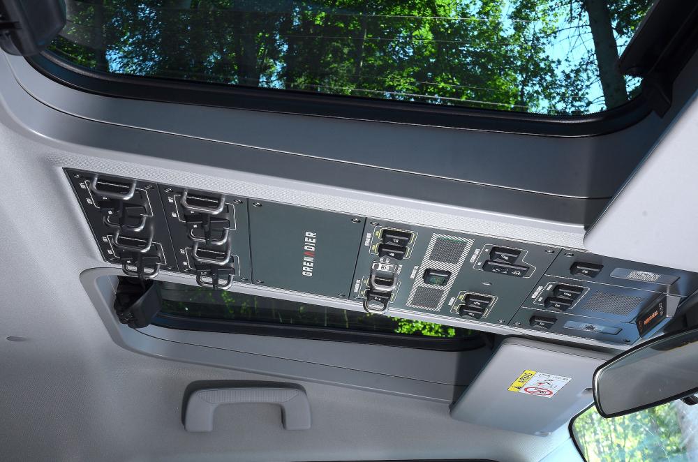 Ineos Grenadier roof controls