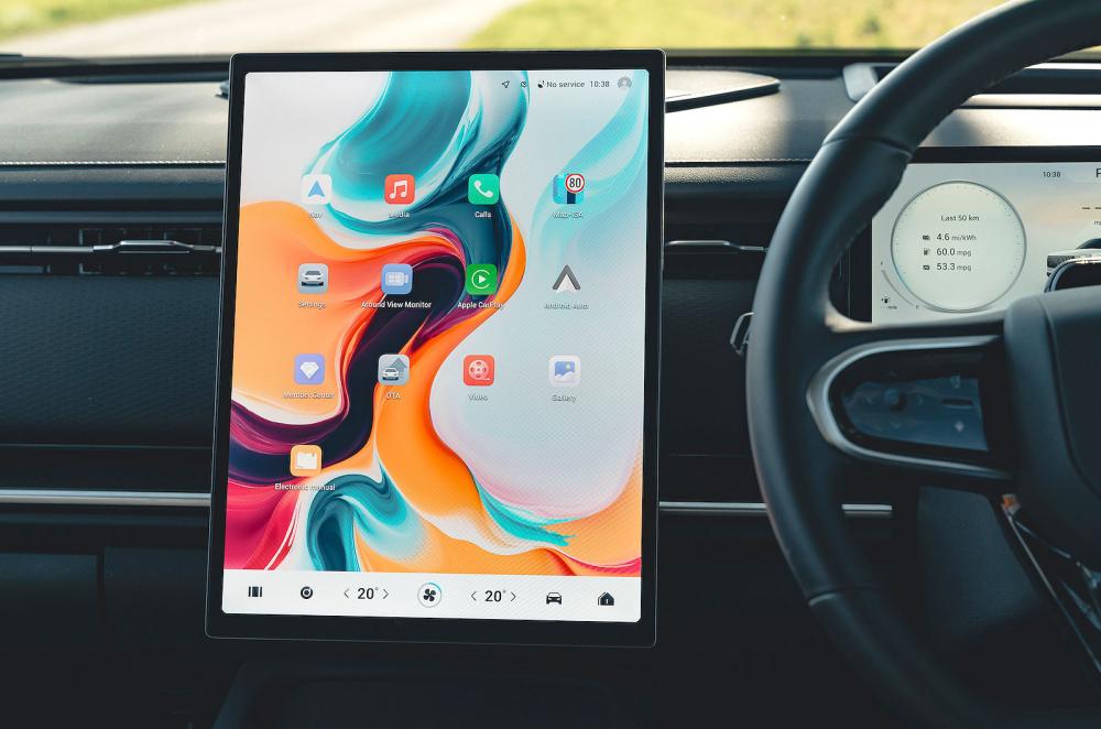 Jaecoo 7 infotainment touchscreen