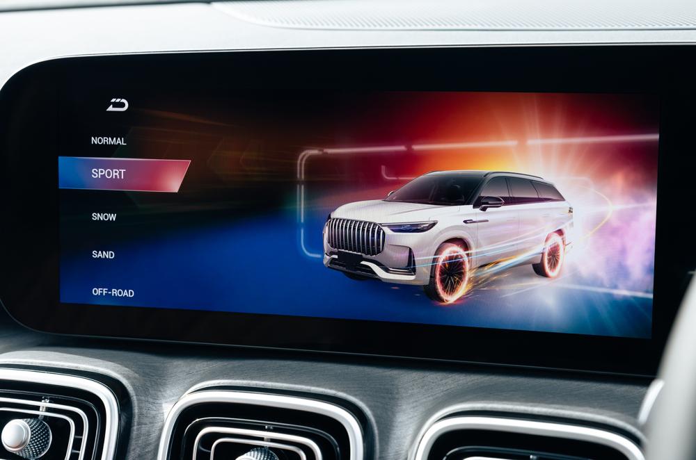 Jaecoo 8 touchscreen