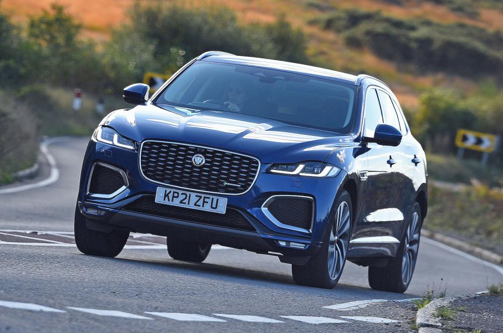 Jaguar F-Pace front cornering
