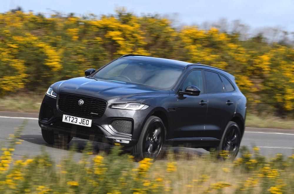 Jaguar F-Pace front left driving