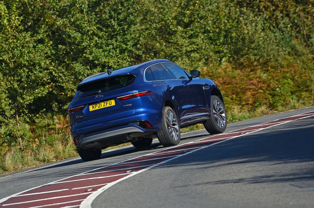 Jaguar F-Pace rear cornering