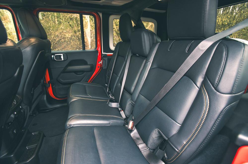 Jeep Wrangler back seats