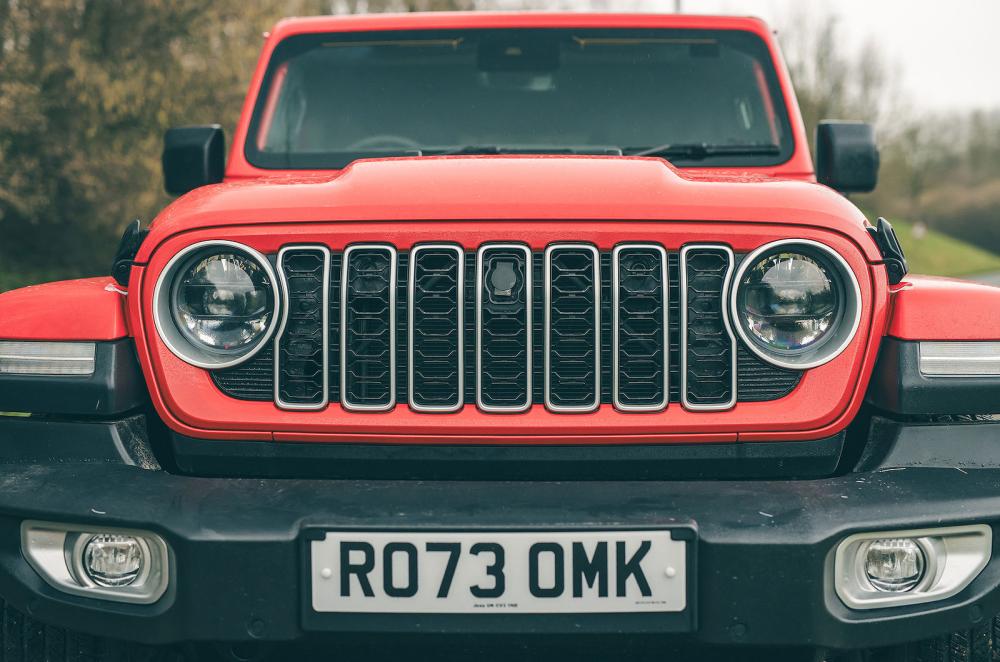 Jeep Wrangler front detail