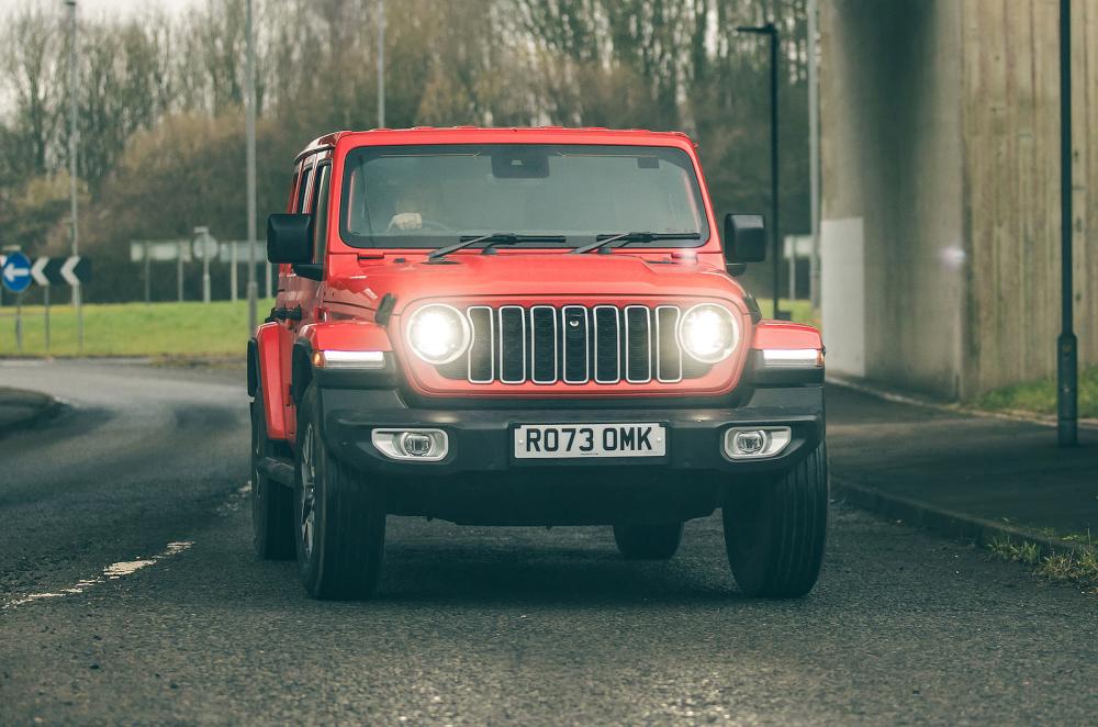 Jeep Wrangler front driving