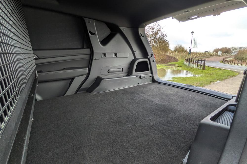 KGM Rexton Commercial load bay side