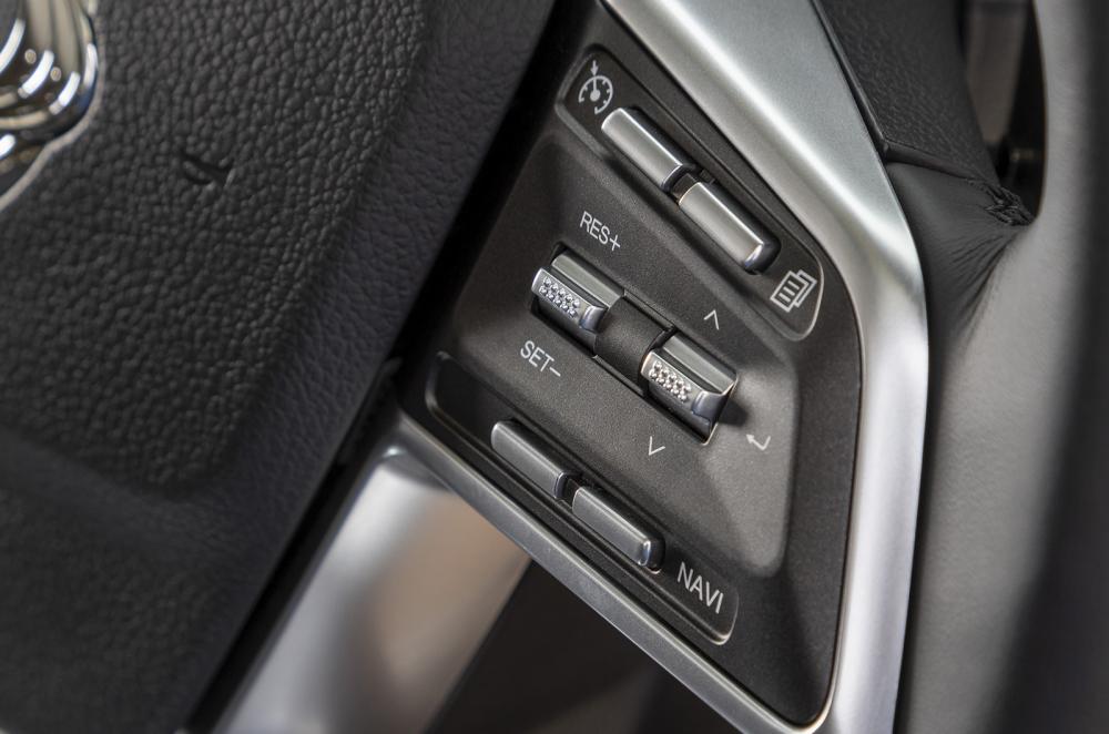 KGM Rexton Commercial steering wheel detail