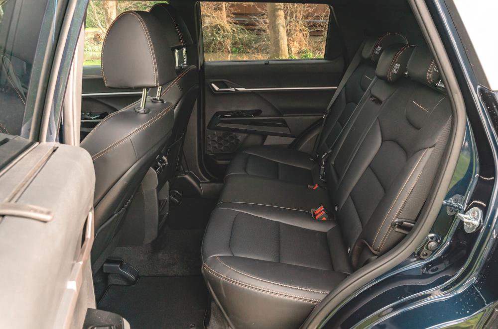 KGM Torres interior back seats