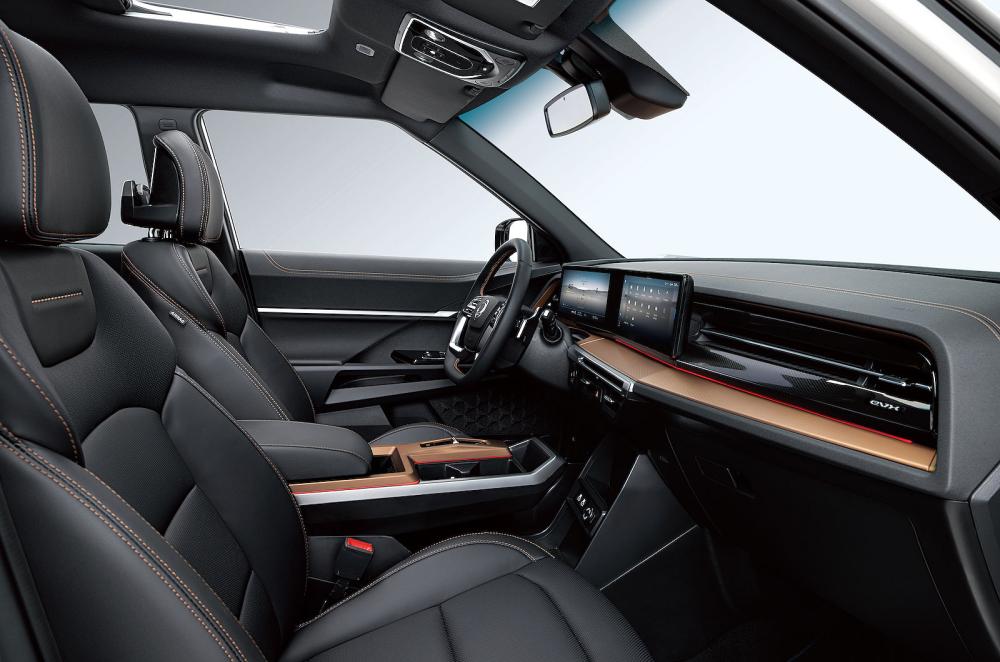 KGM Torres EVX interior front seats