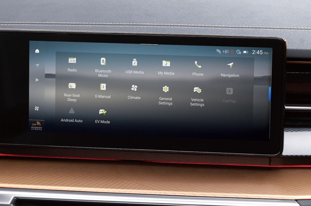 KGM Torres EVX interior infotainment