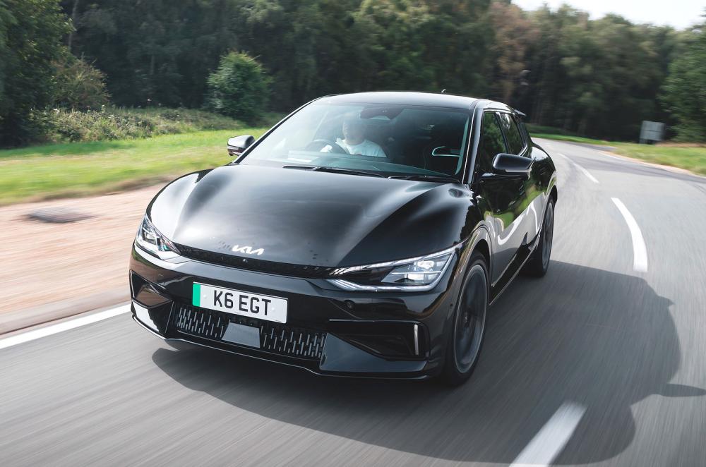 Kia EV6 GT front cornering