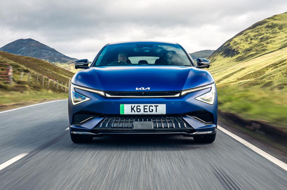 Kia EV6 GT front driving