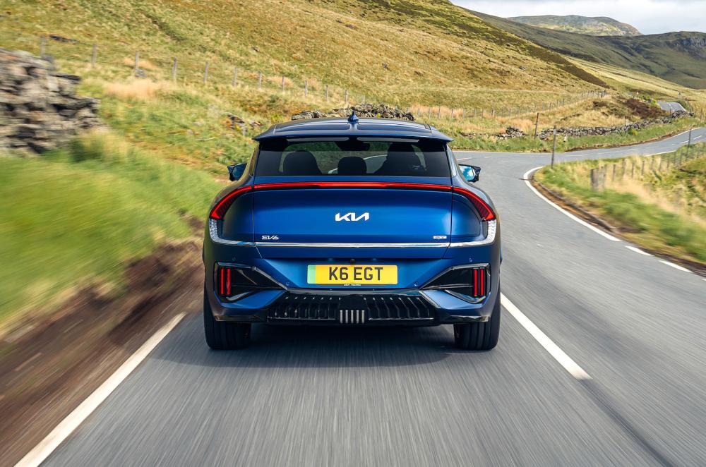 Kia EV6 GT rear driving
