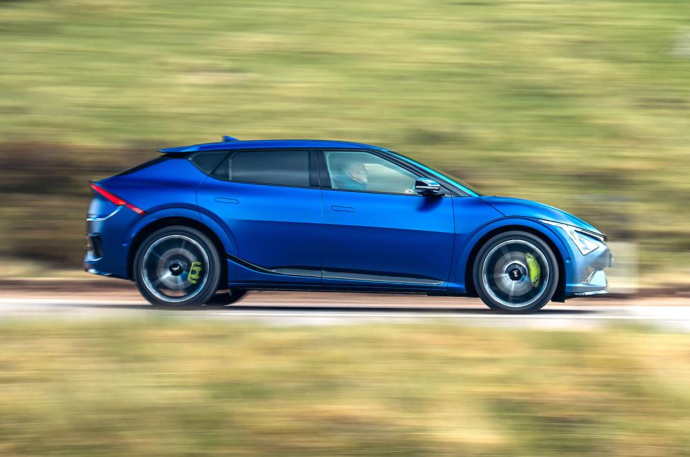 Kia EV6 GT right driving