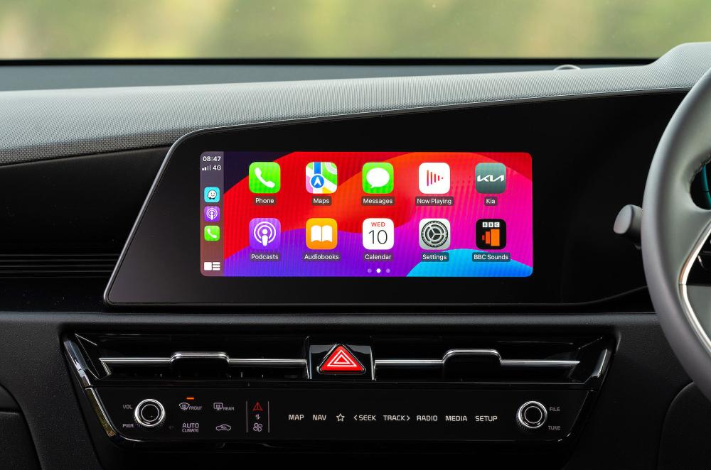 Kia Niro infotainment touchscreen