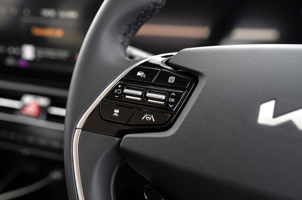 Kia Niro steering wheel detail