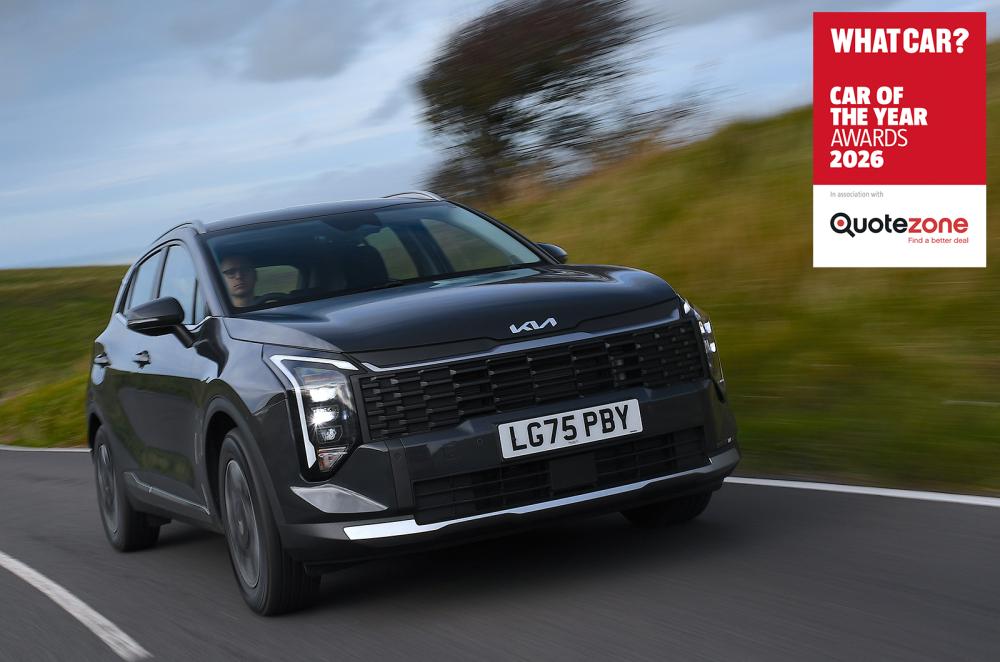 Kia Sportage driving