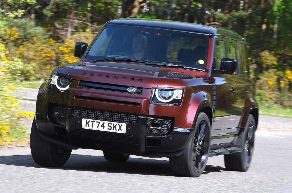 Land Rover Defender 110 front cornering