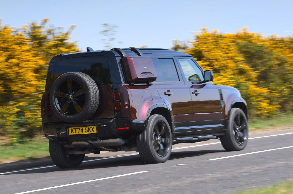 Land Rover Defender 110 rear right driving