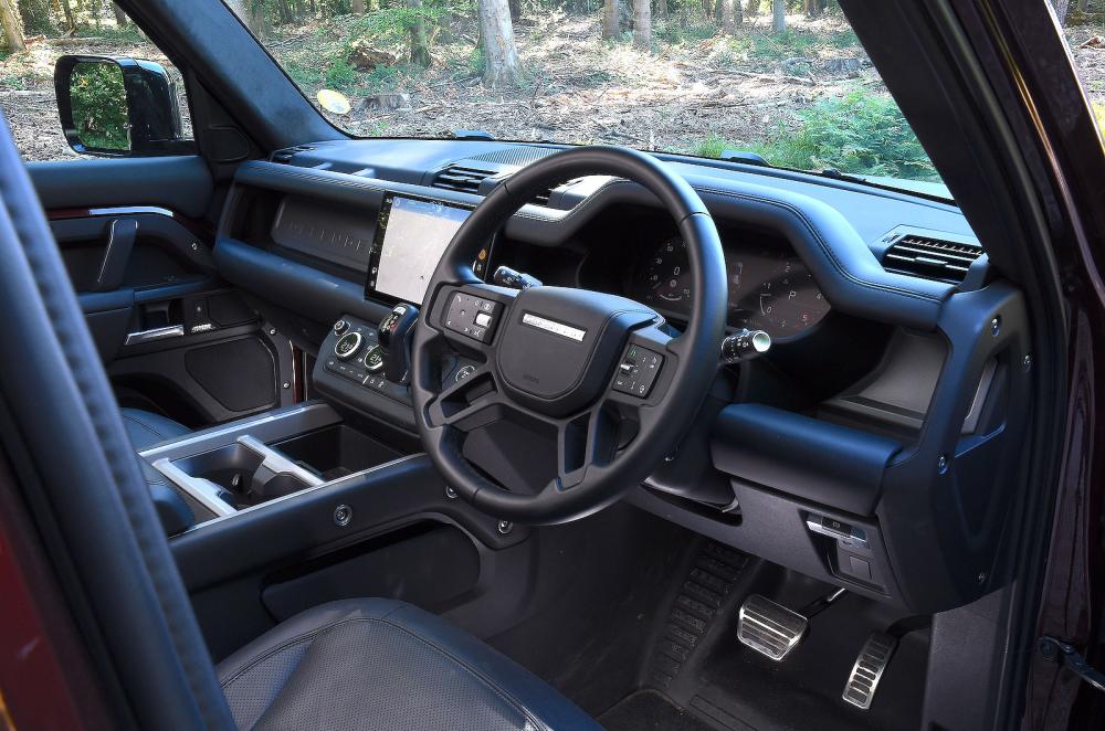 Land Rover Defender steering wheel