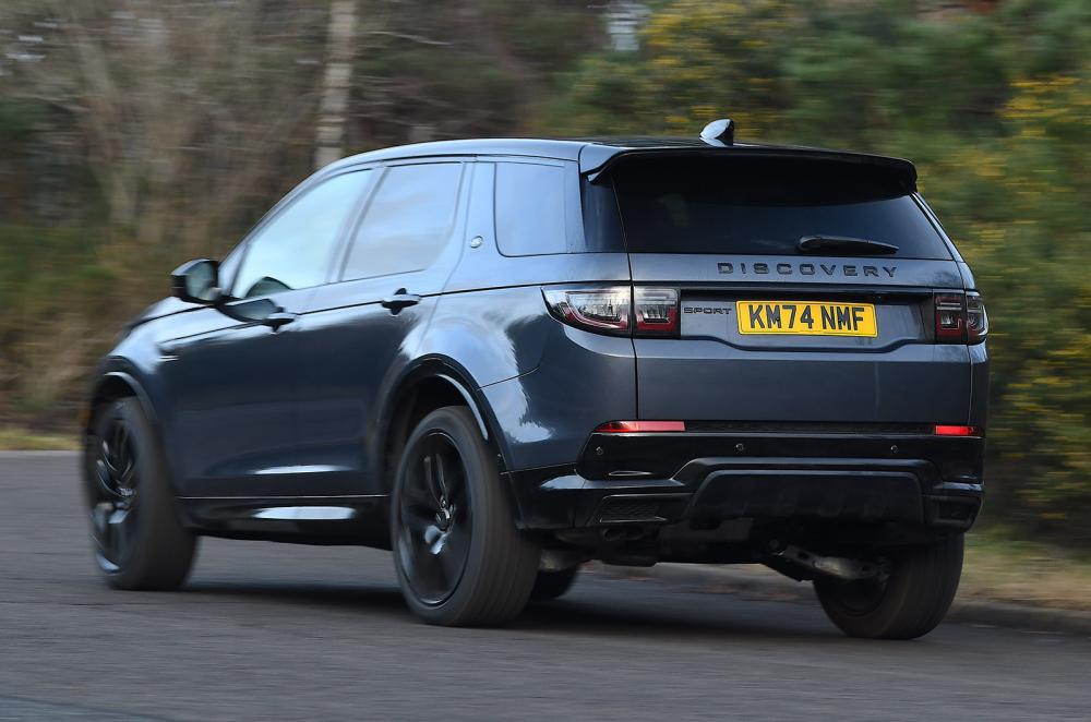 Land Rover Discovery Sport driving rear left