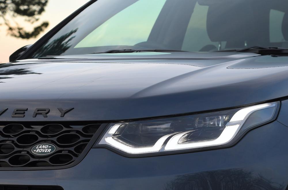 Land Rover Discovery Sport headlight detail