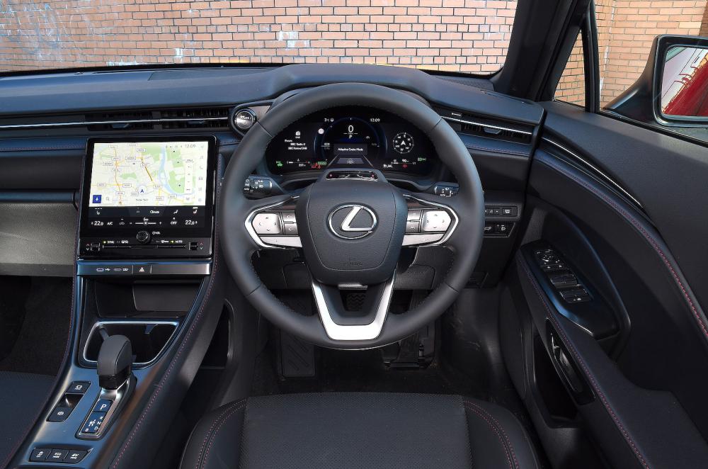 Lexus LBX dashboard