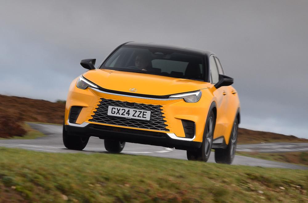 Lexus LBX front driving