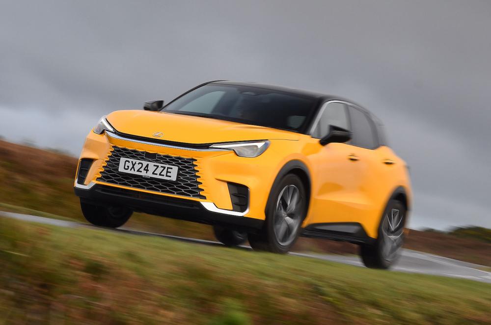 Lexus LBX front left driving