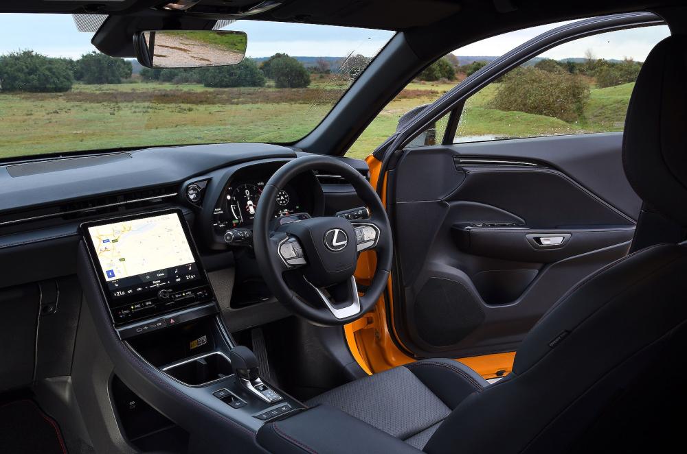 Lexus LBX front seats